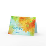 Best Aunt Daisy Floral cards