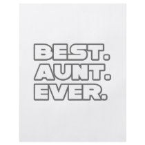 Best Aunt Ever Personalized Flyer