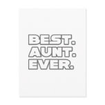 Best Aunt Ever Postcard