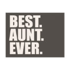 Best. Aunt. Ever. Postcard