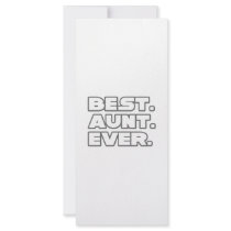 Best Aunt Ever Rack Card