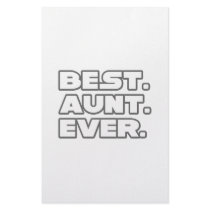 Best Aunt Ever Stationery Paper
