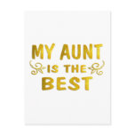 Best Aunt Postcard