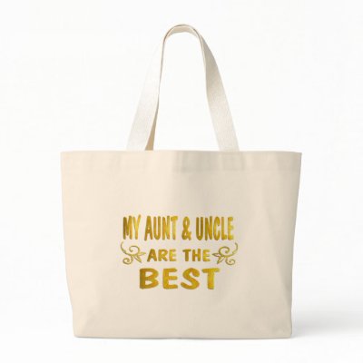 Best Aunt & Uncle Canvas Bags by TLArnold5