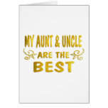 Best Aunt & Uncle Greeting Cards