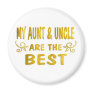Best Aunt & Uncle Refrigerator Magnet