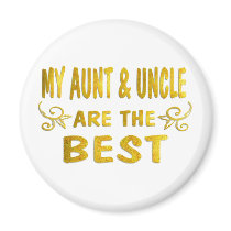 Best Aunt & Uncle magnets