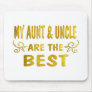 Best Aunt & Uncle Mouse Mat