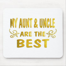 Best Aunt & Uncle mousepads