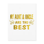 Best Aunt & Uncle Postcards