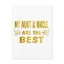Best Aunt & Uncle Postcards