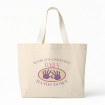 Best Baba Hands Down T-shirt Tote Bag