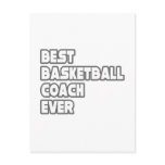 Best Basketball Coach Ever Post Card