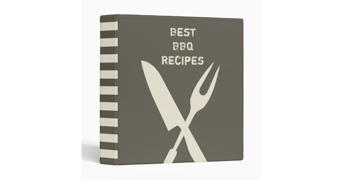 Best BBQ Recipes Binder Zazzle