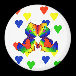 best bears rainbow hearts magnets