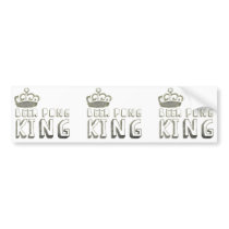 Best Beer Pong King bumper stickers
