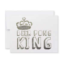 Best Beer Pong King Announcement