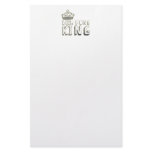 Best Beer Pong King Stationery Design