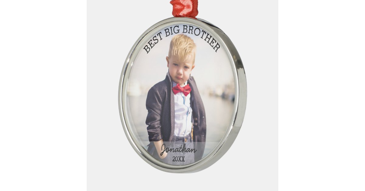 best big brother new baby custom christmas photo metal best big brother new baby custom christmas photo metal