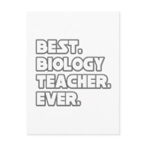 Best Biology Teacher Ever Postcard