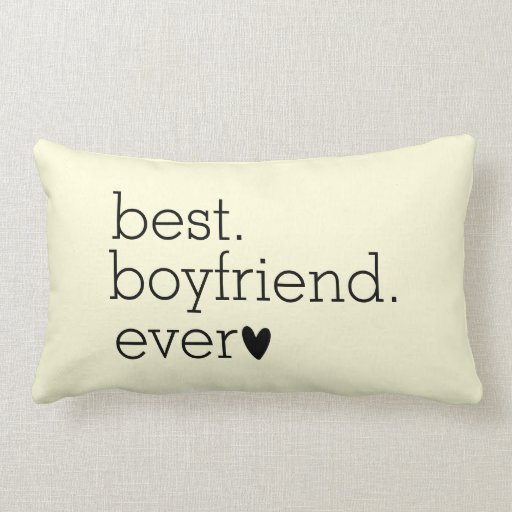 quot best boyfriend ever quot personalized cream lumbar pillow quot best boyfriend ever quot personalized cream lumbar pillow