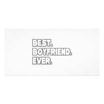 Best Boyfriend Ever Customized Photo Card