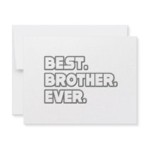 Best Brother Ever Invitation