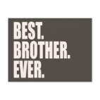 Best. Brother. Ever. Postcard