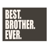 Best. Brother. Ever. postcards