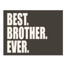 Best. Brother. Ever. Postcard
