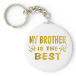 Best Brother Keychain