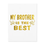 Best Brother Postcards