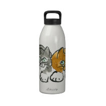 Best Buddies - Two Kitties Drinking Bottle