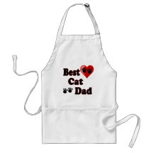 Best Cat Dad Merchandise for Father's Aprons