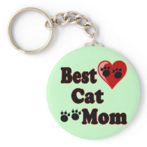 Best Cat Mom Merchandise for Mother's Key Chain