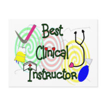 Best Clinical Instructor Nursing Gifts postcards