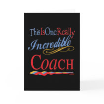 Best Coach Gifts Greeting Cards