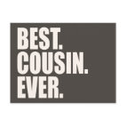Best. Cousin. Ever. Postcard