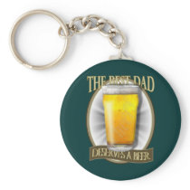Best Dad Deserves A Beer Key Chain