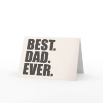 Best. Dad. Ever. Card