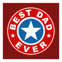 Best Dad Ever Custom Invites
