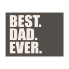 Best. Dad. Ever. Postcard