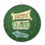Best Dad Father Custom ProfiledInk Dart Board