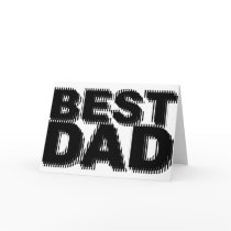 Best Dad Illusional Design Card