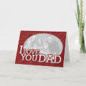 Best Dad in the World Customizeable Card card