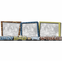 Best Dad in the World Photo Sculpture photo sculptures