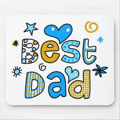 Best Dad Mouse Mat by prawny