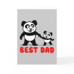 This cute panda bear is holding hands with his panda baby. This makes a great gift for all the best dads in the world. This is your change to give your father something really cute and special.