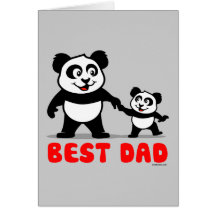 Best Dad Panda Cards