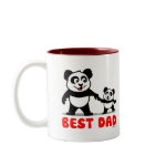 This cute panda bear is holding hands with his panda baby. This makes a great gift for all the best dads in the world. This is your change to give your father something really cute and special.
